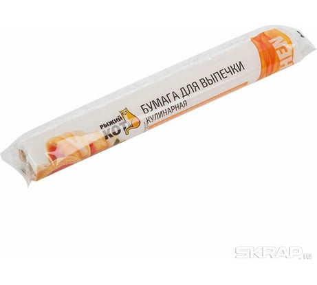 Бумага для выпечки Рыжий кот 6 м x 28 см, в ПВХ упаковка 310965