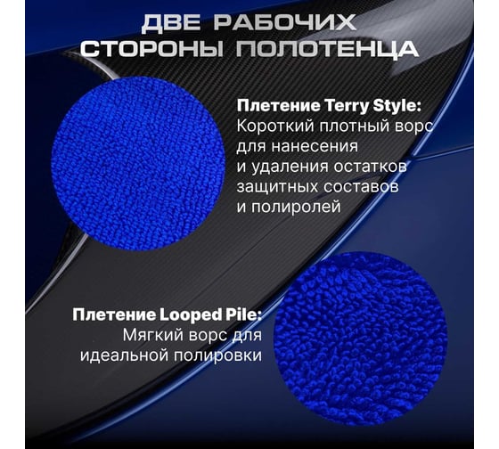 Полотенце из микрофибры AMR 250 гр, 40х60 мм DDT4060