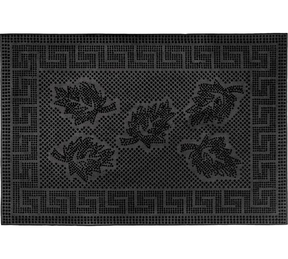 Придверный резиновый коврик ComeForte PIN MAT ПЯТЬ ЛИСТЬЕВ 40x60 см CC001163 1