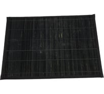 Сервировочная салфетка Рыжий кот из бамбука BM-04 цвет чёрный подложка EVA 312349