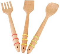 Набор кухонных принадлежностей Pomi d'Oro дерево, 3 шт PWD-180002 Albero