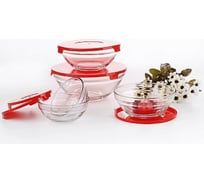 Набор салатников BONJART 5 предметов стекло ПС9799