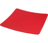 Сервировочное блюдо BORA 350x350x30 мм пластик красное ПЛ-BO381r