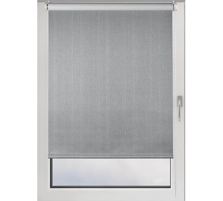 Рулонная штора PRAKTO BLACKOUT Dublin 110x250 см, серый 8310612