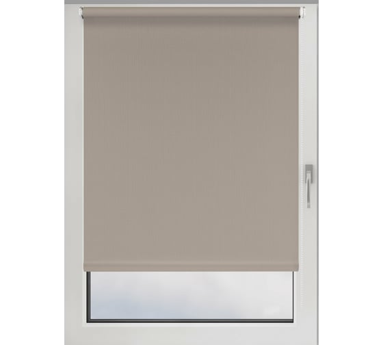 Рулонная штора PRAKTO Shantung 60x160 см, капучино 8316133 1