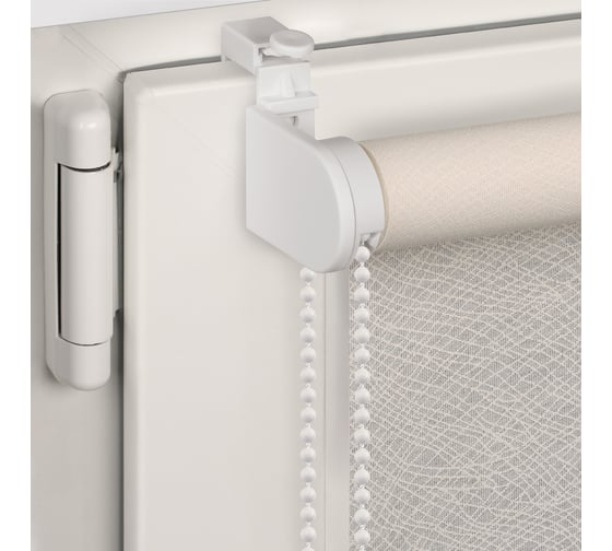 Рулонная штора PRAKTO Mariaz 60x160 см, белый 8317185