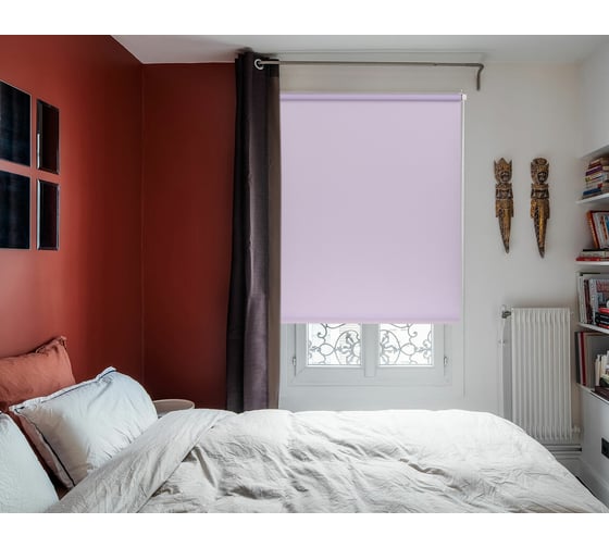 Рулонная штора PRAKTO PLAIN 50x150 см, светло-сиреневый 8315884