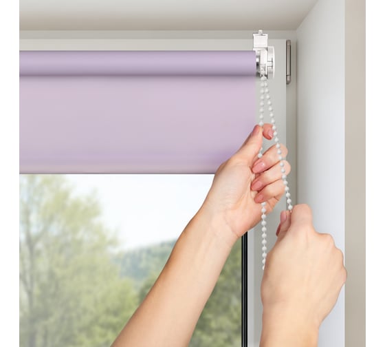 Рулонная штора PRAKTO PLAIN 50x150 см, светло-сиреневый 8315884