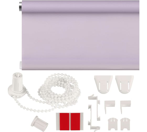 Рулонная штора PRAKTO PLAIN 50x150 см, светло-сиреневый 8315884