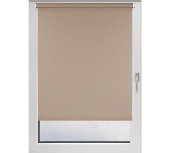 Рулонная штора PRAKTO PLAIN 80x150 см, бежевый 8315426 1