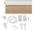 Рулонная штора PRAKTO BLACKOUT Dublin 80x250 см, коричневый 8310582 5