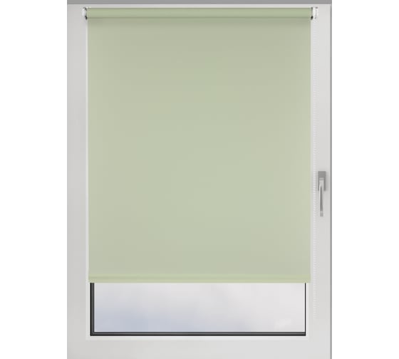 Рулонная штора PRAKTO PLAIN 120x150 см, фисташковый 8315501 1