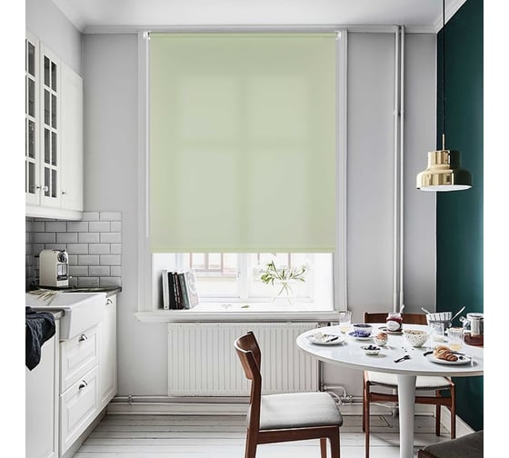 Рулонная штора PRAKTO PLAIN 120x150 см, фисташковый 8315501