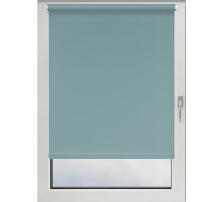 Рулонная штора PRAKTO Shantung 110x160 см, бирюзовый 8316324