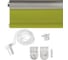 Рулонная штора PRAKTO Blackout Silver 55x160 см, зеленый 7799156 5