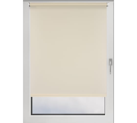 Рулонная штора PRAKTO PLAIN 80x150 см, экрю 8315396 1