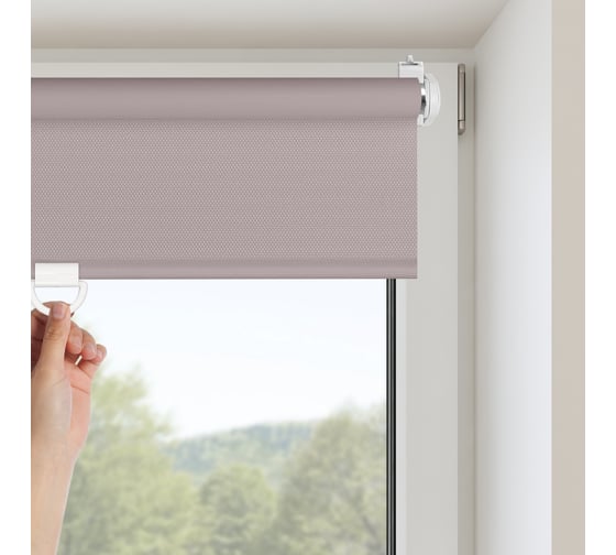 Рулонная штора PRAKTO JUTA CS 40x150 см, серый 6531007