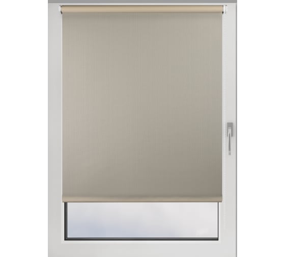 Рулонная штора PRAKTO Shantung 70x250 см, песочный 8310544