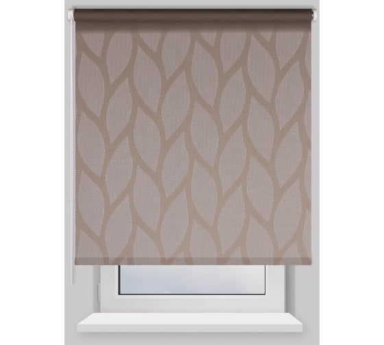 Рулонная штора PRAKTO Bella 200x175 см, бежевый 7797824 1