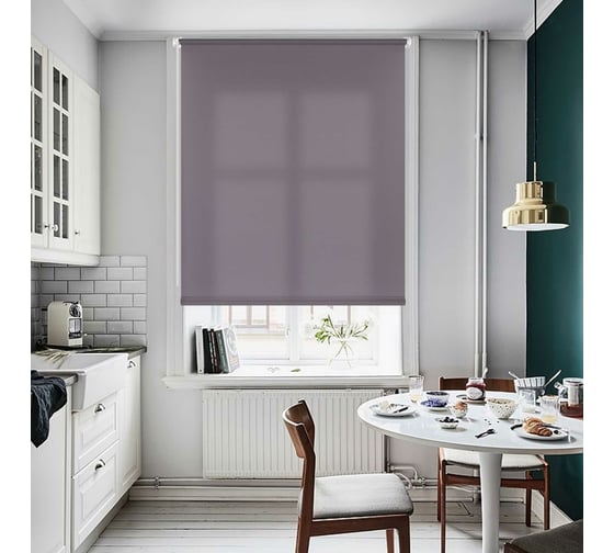Рулонная штора PRAKTO PLAIN 50x150 см, серый 6531397