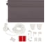 Рулонная штора PRAKTO PLAIN 50x150 см, серый 6531397 5