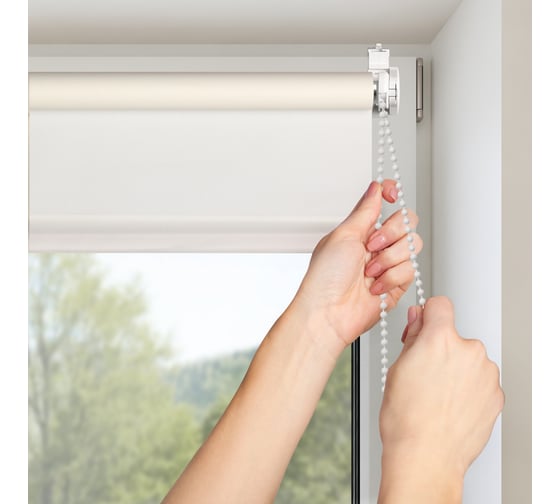 Рулонная штора PRAKTO Easy 55x250 см, белый 8316447