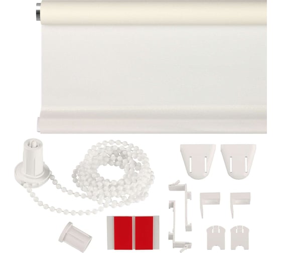Рулонная штора PRAKTO Easy 55x250 см, белый 8316447