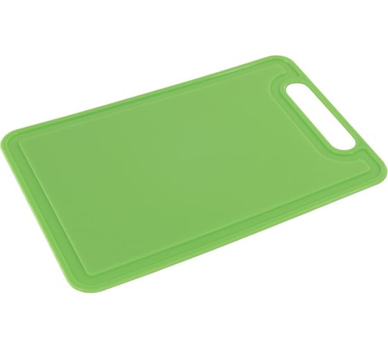 Разделочная доска Заря 28.8x19x0.5, полипропилен 633-13 green