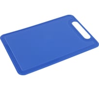 Разделочная доска Заря 28.8x19x0.5, полипропилен 633-13 blue