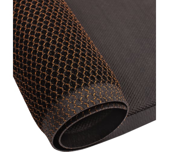 Напольный коврик ComeForte Mesh Mat 40x60 см черно-золотой MM-03