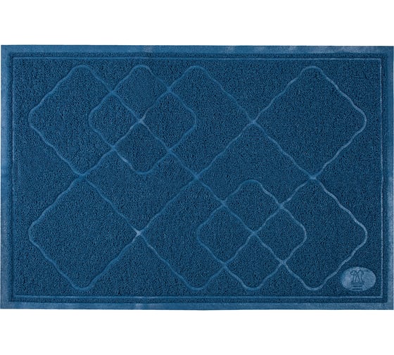 Коврик под лоток для кошек ComeForte 60x90 см синий CC002738