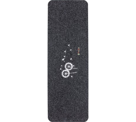 Коврик на кухню ComeForte набор ВЕЛЮР Одуванчики 40x60, 40x120 см Серый КМ-022 KM-022M