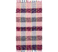 Напольный хлопковый коврик ComeForte PREMIUM NEW SILVER CHECK 60x150 см NSCCR-005