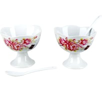 Набор креманок с ложками Rosenberg R-060155