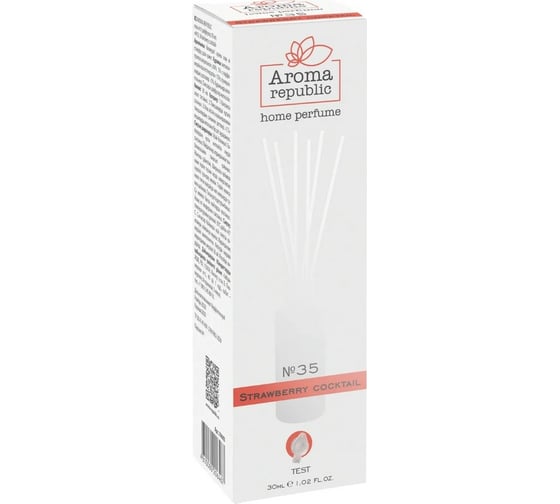 Ароматический диффузор AROMA REPUBLIC Strawberry cocktail 30 мл, №35 74083