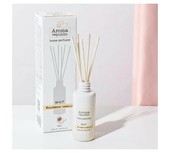 Ароматический диффузор AROMA REPUBLIC Bourbon Vanílla 30 мл, №37 74085
