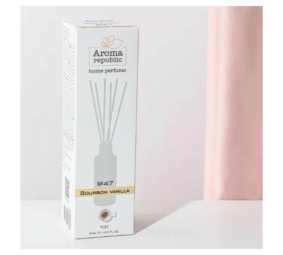 Ароматический диффузор AROMA REPUBLIC Bourbon Vanílla 30 мл, №37 74085