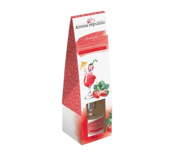 Ароматический диффузор AROMA REPUBLIC Italy Клубничный коктейль 100 мл 90030