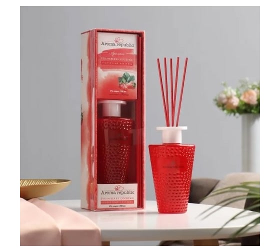 Ароматический диффузор AROMA REPUBLIC France Клубничный коктейль 200 мл 90050