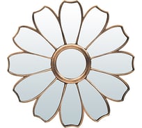 Декоративное зеркало QWERTY Портофино бронза 25x25 см 74069