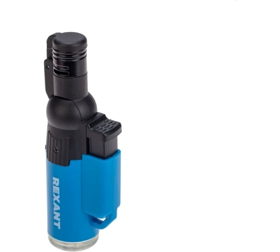 Турбо-зажигалка REXANT GT-10 заправляемая синяя 12-0010 1
