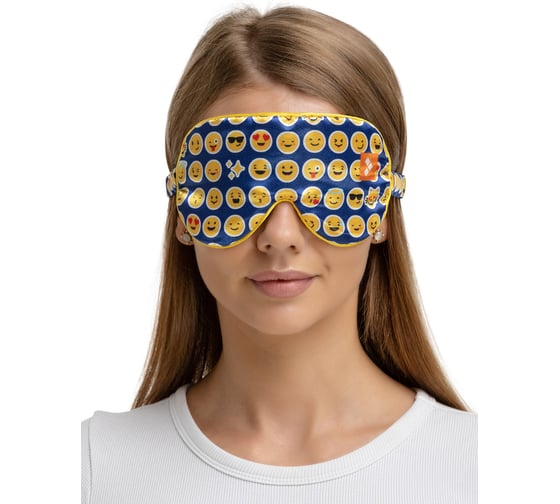 Маска для сна ROUTEMARK Морфей "Emoji" Эмоджи морфей-Emoji