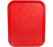 Прямоугольный поднос BORA ДхШ 450x350 мм, красный, пластик ПЛ-BO225r