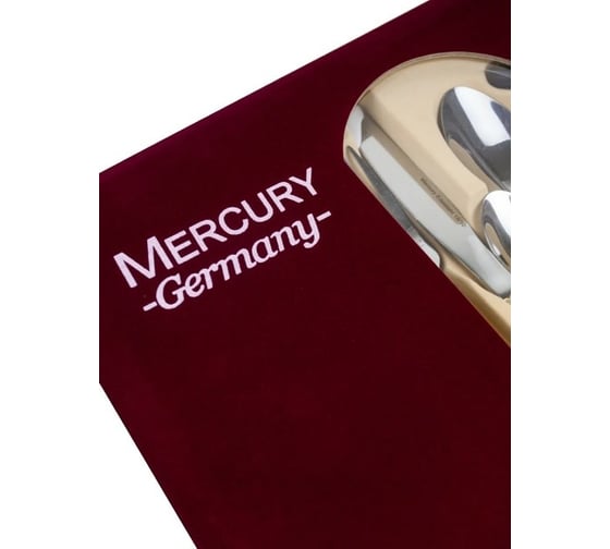 Столовый набор MercuryHaus 24 предмета бордовый бархат ТП7528