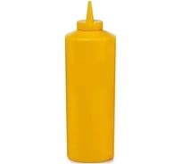 Дозатор для соуса BORA 950мл, пластик, желтый ПЛ-BO2106