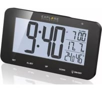 Цифровые часы Bresser Explore Scientific с будильником, черные 75891