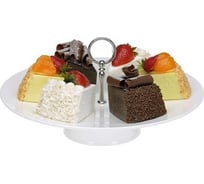 Этажерка BORA Н80 мм, 1-ярусная, 250 мм, пластик, белая ПЛ-BO385b