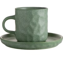 Чашка BILLIBARRI Old Clay с блюдцем, зеленая 250 мл 500-263 806209206571