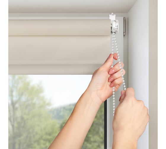 Рулонная штора PRAKTO PLAIN 50x150 см, белый 6531144