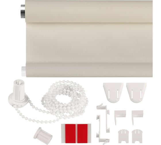Рулонная штора PRAKTO PLAIN 50x150 см, белый 6531144